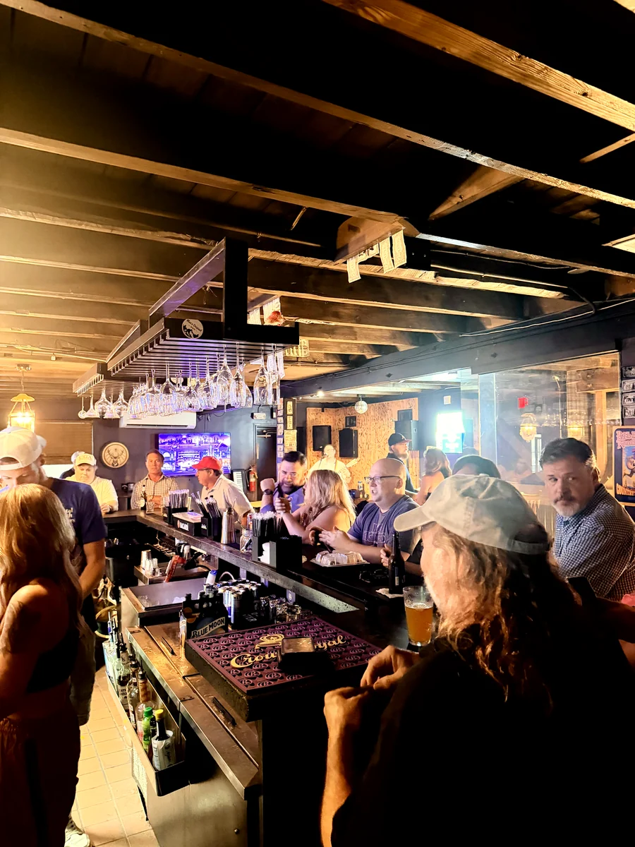 Foster's upstairs on a full night
